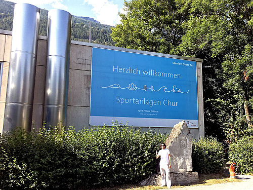 Obere Au, Druck und Montage von Netz und Spannrahmen