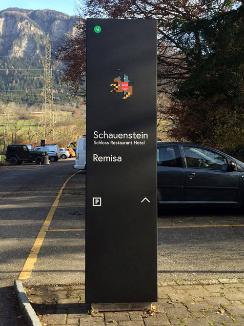 Schauenstein Andreas Caminada, Signaletik